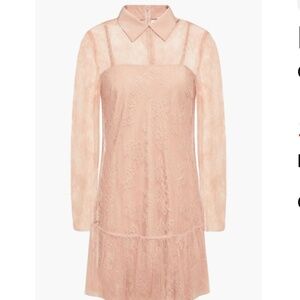 REDVALENTINO Chantilly lace mini dress